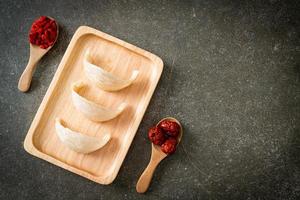 Fresh edible bird's nest or Swallow nest raw material cuisine expensive food for healthy photo