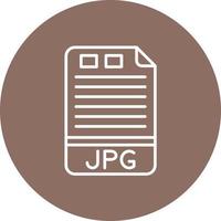 JPG Line Circle Background Icon vector