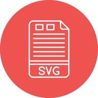 SVG Line Circle Background Icon vector