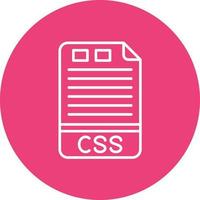 CSS Line Circle Background Icon vector