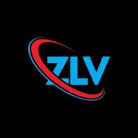 ZLV logo. ZLV letter. ZLV letter logo design. Initials ZLV logo linked with circle and uppercase monogram logo. ZLV typography for technology, business and real estate brand. vector