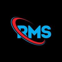 RMS logo. RMS letter. RMS letter logo design. Initials RMS logo linked with circle and uppercase monogram logo. RMS typography for technology, business and real estate brand. vector