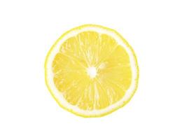 lemon sliced isolated and clipping path photo