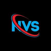 NVS logo. NVS letter. NVS letter logo design. Initials NVS logo linked with circle and uppercase monogram logo. NVS typography for technology, business and real estate brand. vector