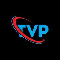 TVP logo. TVP letter. TVP letter logo design. Initials TVP logo linked with circle and uppercase monogram logo. TVP typography for technology, business and real estate brand. vector