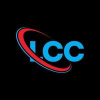 logotipo de LCC. carta cc. diseño de logotipo de letra lcc. logotipo de las iniciales lcc vinculado con un círculo y un logotipo de monograma en mayúsculas. Tipografía lcc para tecnología, negocios y marca inmobiliaria. vector