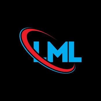 LML logo. LML letter. LML letter logo design. Initials LML logo linked with circle and uppercase monogram logo. LML typography for technology, business and real estate brand. vector