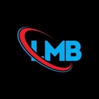 LMB logo. LMB letter. LMB letter logo design. Initials LMB logo linked with circle and uppercase monogram logo. LMB typography for technology, business and real estate brand. vector