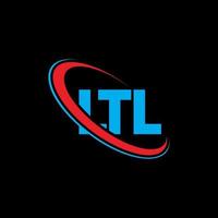 LTL logo. LTL letter. LTL letter logo design. Initials LTL logo linked with circle and uppercase monogram logo. LTL typography for technology, business and real estate brand. vector