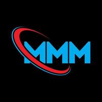 MMM logo. MMM letter. MMM letter logo design. Initials MMM logo linked with circle and uppercase monogram logo. MMM typography for technology, business and real estate brand. vector