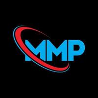 MMP logo. MMP letter. MMP letter logo design. Initials MMP logo linked with circle and uppercase monogram logo. MMP typography for technology, business and real estate brand. vector