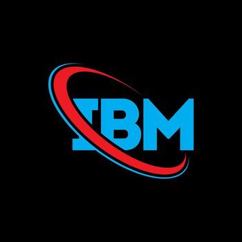 IBM logo. IBM letter. IBM letter logo design. Initials IBM logo linked with circle and uppercase monogram logo. IBM typography for technology, business and real estate brand. vector