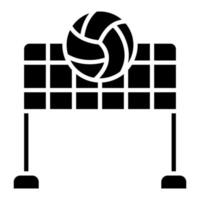 iconos de glifo de voleibol vector