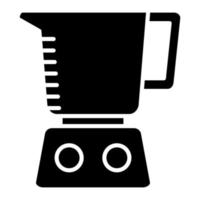 Mixer Blender Glyph Icon vector