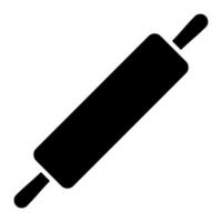 Rolling Pin Glyph Icon vector