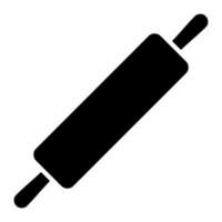 Rolling Pin Glyph Icon vector