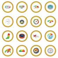 Meter icon circle vector