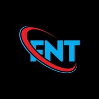FNT logo. FNT letter. FNT letter logo design. Initials FNT logo linked with circle and uppercase monogram logo. FNT typography for technology, business and real estate brand. vector