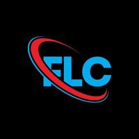 FLC logo. FLC letter. FLC letter logo design. Initials FLC logo linked with circle and uppercase monogram logo. FLC typography for technology, business and real estate brand. vector