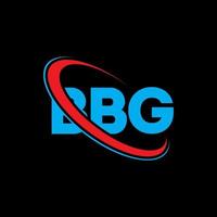 logotipo de bbg carta bbg diseño del logotipo de la letra bbg. Logotipo de iniciales bbg vinculado con círculo y logotipo de monograma en mayúsculas. tipografía bbg para tecnología, negocios y marca inmobiliaria. vector