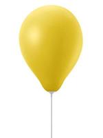 balloons on a on white background photo