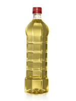 A bottle of Palm kernel Cooking Oil, isolated on white background photo
