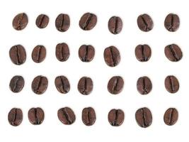 Coffee beans. Isolated on white background photo