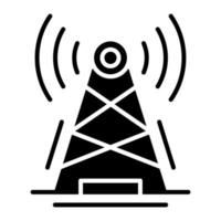 Broadcast Glyph Icon vector