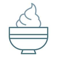 Guacamole Line Two Color Icon vector