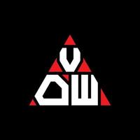 diseño de logotipo de letra de triángulo de voto con forma de triángulo. monograma de diseño de logotipo de triángulo de voto. plantilla de logotipo de vector de triángulo de voto con color rojo. logotipo triangular de voto logotipo simple, elegante y lujoso.