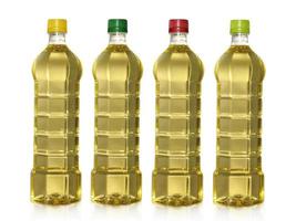 A bottle of Palm kernel Cooking Oil, isolated on white background photo