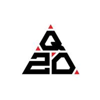 QZO triangle letter logo design with triangle shape. QZO triangle logo design monogram. QZO triangle vector logo template with red color. QZO triangular logo Simple, Elegant, and Luxurious Logo.