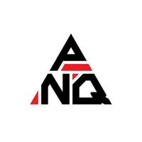 pnq diseño de logotipo de letra triangular con forma de triángulo. monograma de diseño de logotipo de triángulo pnq. plantilla de logotipo de vector de triángulo pnq con color rojo. logotipo triangular pnq logotipo simple, elegante y lujoso.