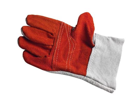 Guantes De Goma De Construcción Aislada Sobre Fondo Blanco