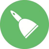 Scraper Tool Glyph Circle Background Icon vector