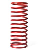 automotive suspension springs on a white background photo