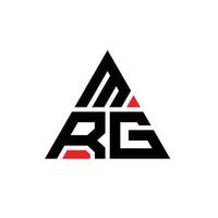 MRG triangle letter logo design with triangle shape. MRG triangle logo design monogram. MRG triangle vector logo template with red color. MRG triangular logo Simple, Elegant, and Luxurious Logo.
