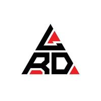 LRD triangle letter logo design with triangle shape. LRD triangle logo design monogram. LRD triangle vector logo template with red color. LRD triangular logo Simple, Elegant, and Luxurious Logo.