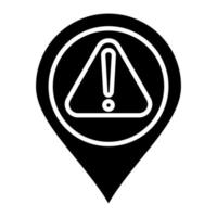 Caution Glyph Icon vector