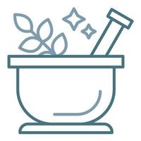 Herbs Line Two Color Icon vector