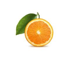 orange slice, clipping path, isolated on white background photo