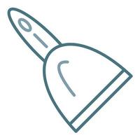 Scraper Tool Line Two Color Icon vector