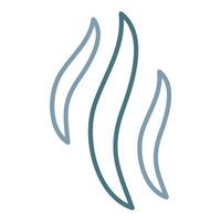 Aroma Line Two Color Icon vector