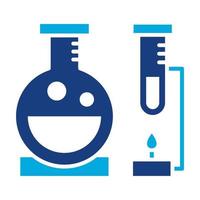 Laboratory Glyph Two Color Icon vector