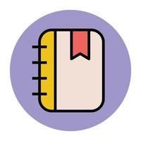 Trendy Book Concepts vector