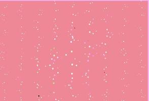 Light Pink, Green vector template with crystals, circles, squares.