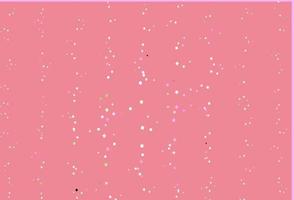 Light Pink, Green vector template with crystals, circles, squares.