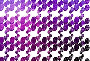 Light Purple vector template with bent lines.