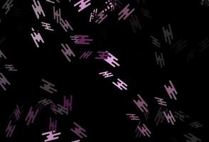 Dark Purple vector template with repeated sticks.