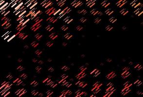 Dark Red vector backdrop with long lines.